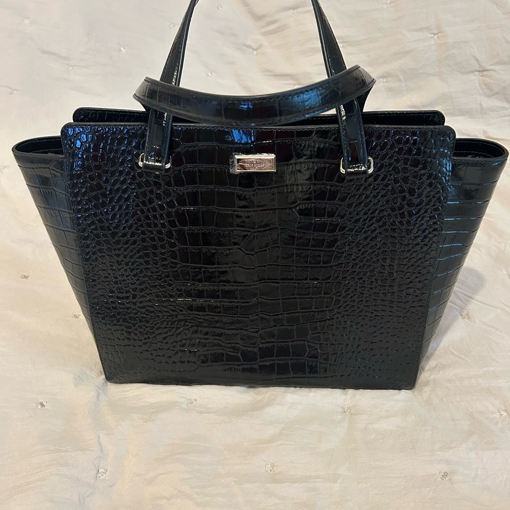 New Kate Spade Elissa bristol drive croc.